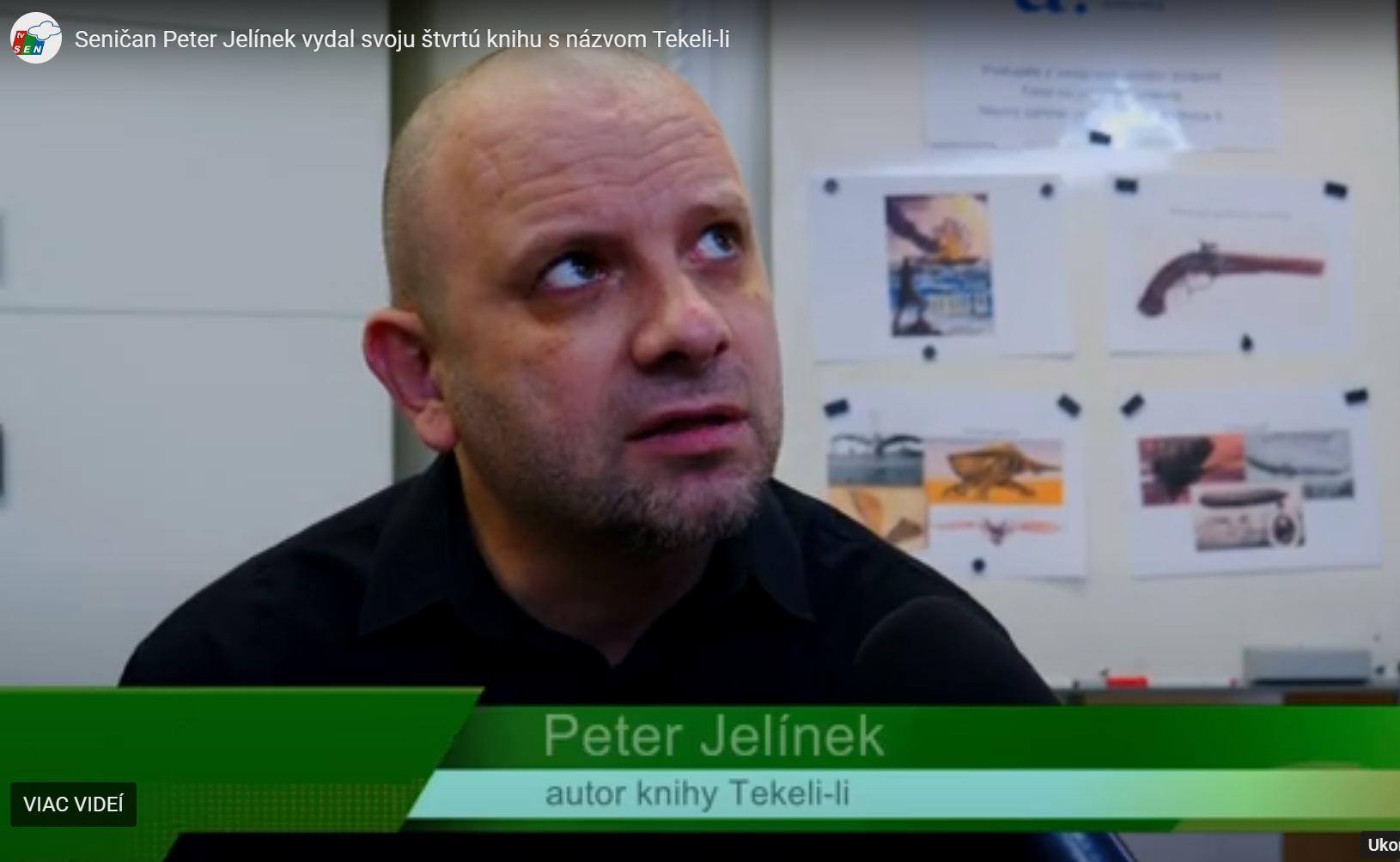 Seničan Peter Jelínek vydal svoju štvrtú knihu s názvom Tekeli-li